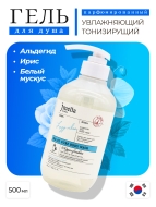 Jmella Парфюмированный гель для душа Белый мускус и Ирис In France Lazy Vibes Body Wash, 500 мл Jmella Парфюмированный гель для душа Белый мускус и Ирис In France Lazy Vibes Body Wash, 500 мл